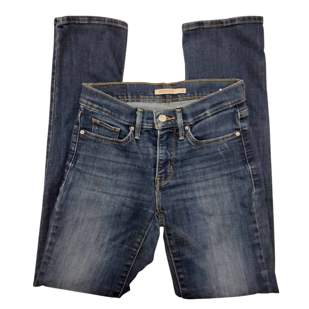 LEVIS - 314 Women's Medium Wash Denim Jeans Size 26 Waist - Picture 6 of 7